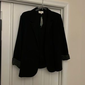 NWT Skies Are Blue Buttonless Blazer Size 3X